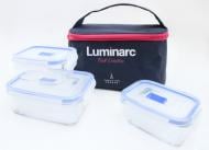 Набор емкостей Luminarc 4 предмета Pure Box Active P7379 с термосумкой