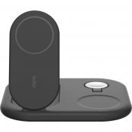 Беспроводное зарядное устройство Belkin 3в1 Magnetic Foldable iPhone/Watch/AirPods Qi2 15 Вт Black