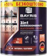 Емаль алкідна Bayris 3 в 1 антрацит глянець 2,17 л