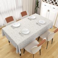 Скатерть SOFT SY6125-1 137x200 см белый с серым Dariana