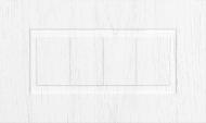 Фасад для кухни Грейд-Плюс Белая текстура супермат № 205 355х596 н/св Осло