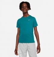 Футболка Nike B NK DF MILER SS FD0237-381 р.XL зеленый