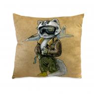 Подушка декоративная Stip Кот-пилот! 35 см бежевый