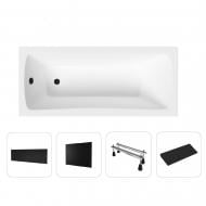 Ванна акриловая Helmken Luna 5X90V73336 170х70 см комплект 5 в 1