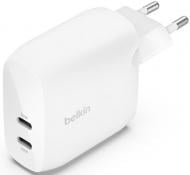 Сетевое зарядное устройство Belkin 60 Вт 2хUSB-С PD PPS White