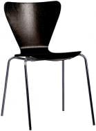 Стілець обідній AMF Art Metal Furniture Левіс хром хром/венге