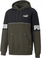 Джемпер Puma POWER COLORBLOCK HOODIE FL 84980770 р. 2XL зелений із чорним