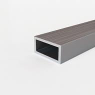 Уголок алюминиевый АЛЮПРО 10x20x2 мм 1000 мм без покрытия