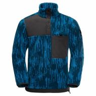 Джемпер Jack Wolfskin 366 FEARLESS SNAP JAQUARD M 1709801-7727 р. M синий