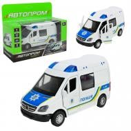 Машинка Автопром 1:24 «Служби порятунку» Поліція AP7542
