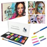 Аквагрим Shantou палетка з фарбами мікс кольорів Cel-2503