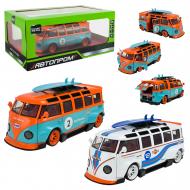 Машинка Автопром 1:24 Volkswagen T1 Bus AP7751
