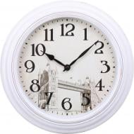 Часы настенные Мост 30 см белый
