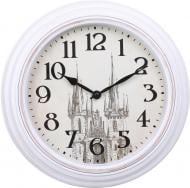 Часы настенные Крепость 30 см белый