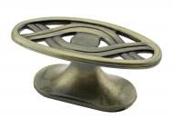 Ручка-кнопка накладна DC KR 55 AB латунь