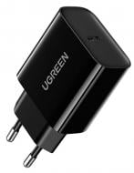 Мережевий зарядний пристрій UGREEN CD137 Fast Charging Power Adapter with PD QC4.0 20W 3A Black