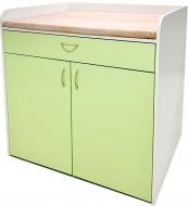 Столик пеленальный СПЛ-3 с матрасом, выдвижным ящиком и комодом Омега