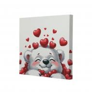 Набор для росписи на холсте Riviera Blanca Моя любовь 25x25 см RB-1289