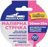 Лента малярная Mustang Elite рисовая розовая 50 мм x 25 м