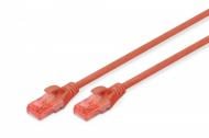 Патч-корд Digitus CAT 6 UTP AWG 26/7 CCA PVC 2 м червоний Патч-корд Digitus CAT 6 UTP AWG 26/7 CCA PVC 2 м червоний