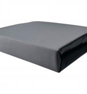 Простынь Сатин Boston Iron Grey 120x190 см серый U-tek