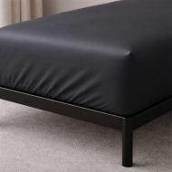 Простирадло Сатин Boston Iron Grey 90x200 см сірий U-tek