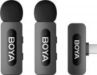 Микрофон петличный Boya беспроводной Type-C Black (BY-V20) Микрофон петличный Boya беспроводной Type-C Black (BY-V20)