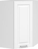 Шкаф верхний угловой МС Лондон ВУФ 60/60/93 белый софт Грейд