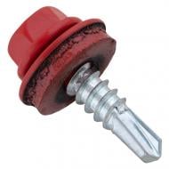 Саморез кровельный по металлу для кровли 4,8x19 мм 25 шт сталь огненно-красный RAL 3000 28892 snapt Саморез кровельный по металлу для кровли 4,8x19 мм 25 шт сталь огненно-красный RAL 3000 28892 snapt