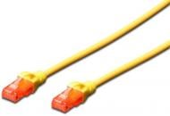Патч-корд Digitus CAT 6 UTP AWG 26/7 CCA PVC 3 м жовтий Патч-корд Digitus CAT 6 UTP AWG 26/7 CCA PVC 3 м жовтий