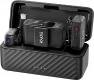 Микрофон петличный Boya Type-C/TRS Black (MIC 2-02)