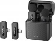 Микрофон петличный Boya Type-C/Lightning Black (BY-V3 combo)