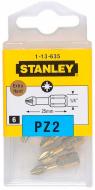 Насадка Stanley викруткова "Pozidriv" PZ2 х 25 мм "GOLD" 6 шт. 1-13-635