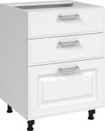 Тумба нижняя МС Лондон Ням-3 60/82/52 (ТБ 2+1) с тремя тандемами белый софт Грейд