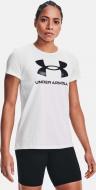 Футболка Under Armour UA W SPORTSTYLE LOGO SS 1356305-102 р.XL белый