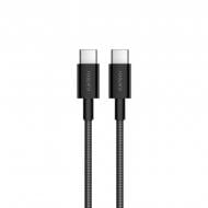 Кабель Xiaomi Cuktech Type-C to Type-C Braided 3A 60W 1.5m 1,5 м black (CKCTC315PCHG)