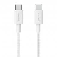 Кабель Xiaomi Cuktech Type-C to Type-C Braided 3A 60W 1.5m 1,5 м white (CKCTC315PCHW)