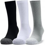 Шкарпетки Under Armour Heatgear Crew 1346751-035 р.M чорний/білий/сірий 3 шт.