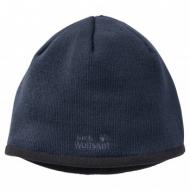 Шапка Jack Wolfskin Stormlock Logo Knit Cap 1910371-1010 р.M синий