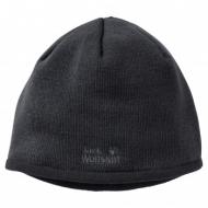 Шапка Jack Wolfskin Stormlock Logo Knit Cap 1910371-6000 р.M чорний