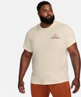 Футболка Nike M NK DF TEE TRAIL FJ2354-113 р.S бежевый