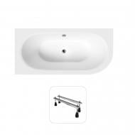 Ванна акриловая Helmken MarbellaLux 6P81S54349 169х75 см комплект 2 в 1