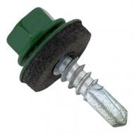 Саморез кровельный по металлу для кровли 4,8x19 мм 75 шт сталь зеленый RAL 6002 28917 snapt Саморез кровельный по металлу для кровли 4,8x19 мм 75 шт сталь зеленый RAL 6002 28917 snapt