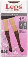 Гольфи жіночі Legs Letto 15 den р.one size glace 2 шт.