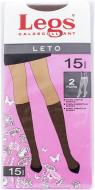 Гольфы женские Legs Letto 15 den р.one size grigio 2 шт.