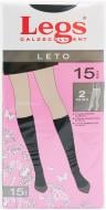 Гольфы женские Legs Letto 15 den р.one size nero 2 шт.