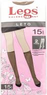 Гольфи жіночі Legs Letto 15 den р.one size Visone 2 шт.