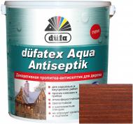 Просочувач Dufa dufatex Aqua Antiseptik махагоні шовковистий глянець 2,5 л