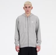 Худи New Balance Stacked Logo French MJ41501AG р.M серый