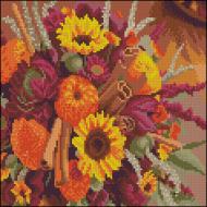 Мозаика Strateg Осенний букет 30x30 см FZ3030-37